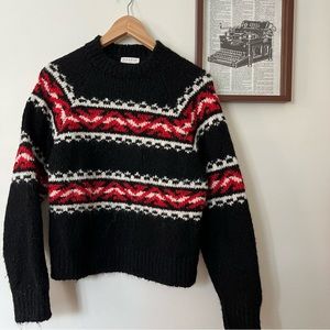 Jaquie Geometric Jacquard Sweater